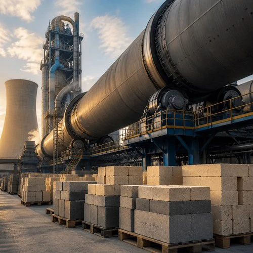 Ki brik REFRACTORY ou bezwen pou chak zòn kiln rotary?